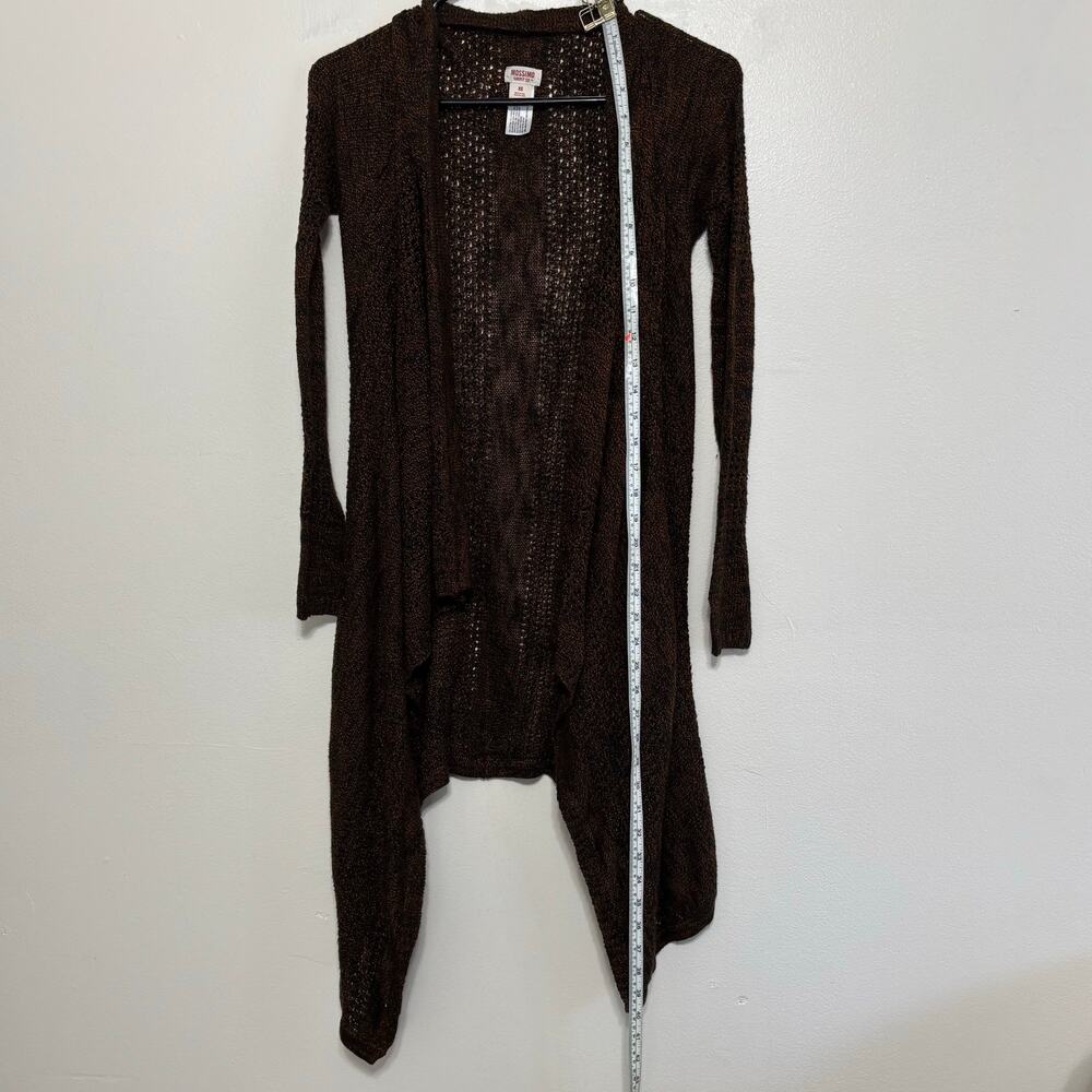 Mossimo Loose Fit Open Front Crocheted Cardigan Size XS - Picture 3 of 11